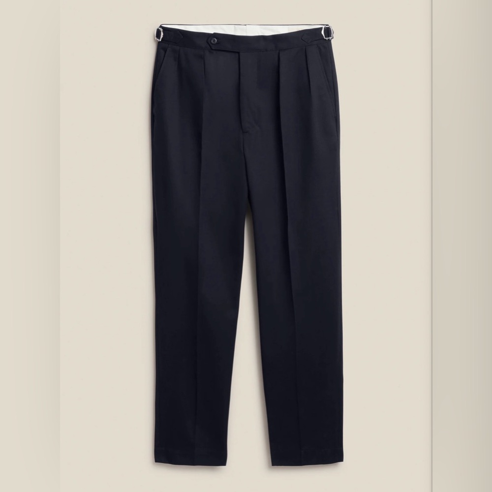 NWT Casatlantic Safi Trouser Pants - Navy - 34x30